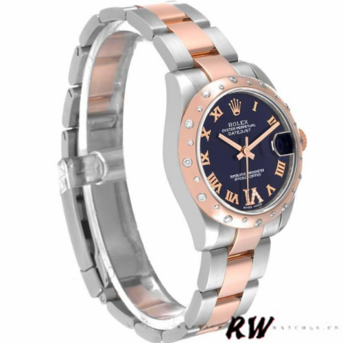 Rolex Datejust 178341 Purple Roman Numeral Dial 31MM Lady Replica Watch