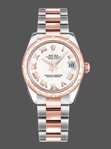 Rolex Datejust 178341 White Roman Numeral Dial 31MM Lady Replica Watch
