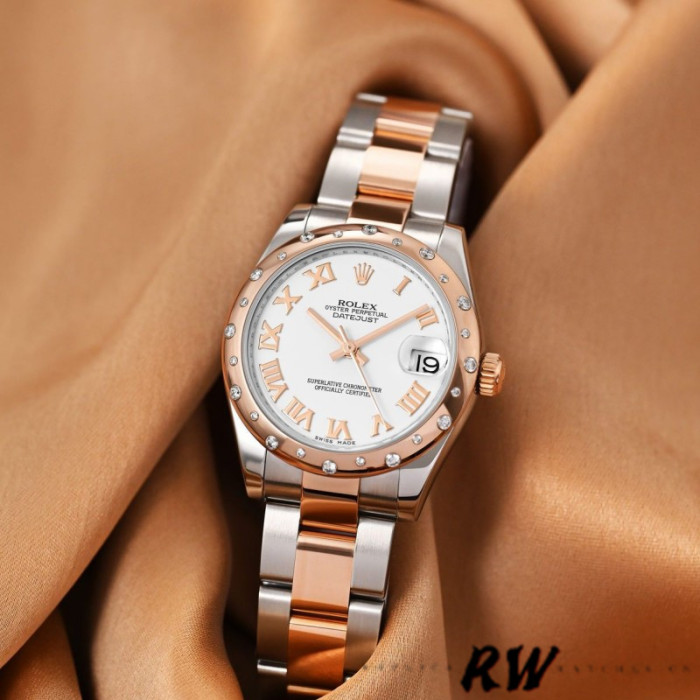 Rolex Datejust 178341 White Roman Numeral Dial 31MM Lady Replica Watch