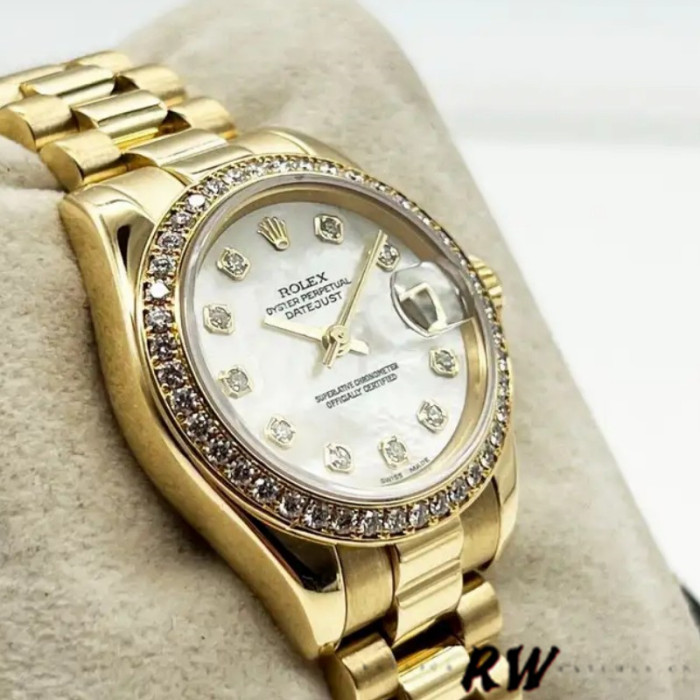 Rolex Datejust 179138 Mother Of Pearl Diamond Dial 26MM Lady Replica Watch