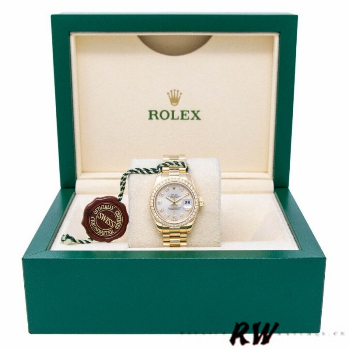 Rolex Datejust 179138 Silver Diamond Dial 26MM Lady Replica Watch