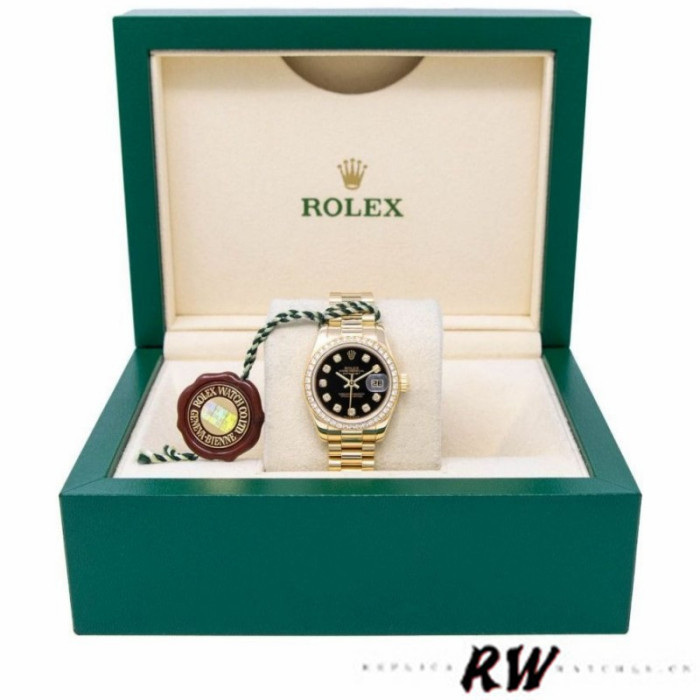Rolex Datejust 179138 Black diamond Dial 26MM Lady Replica Watch
