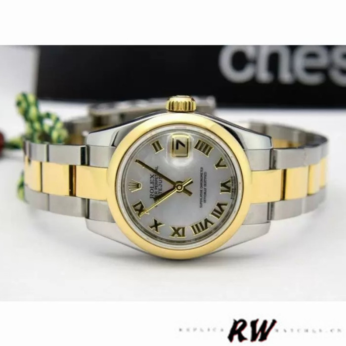 Rolex Datejust 179163 Mother of Pearl Roman Dial 26MM Lady Replica Watch