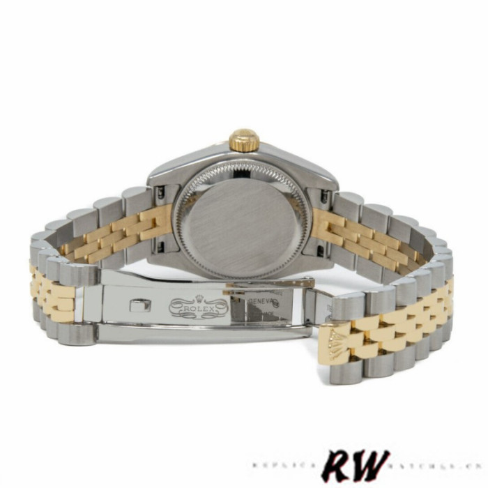 Rolex Datejust 179163 Champagne Jubilee Diamond Dial Domed Dezel 26MM Lady Replica Watch