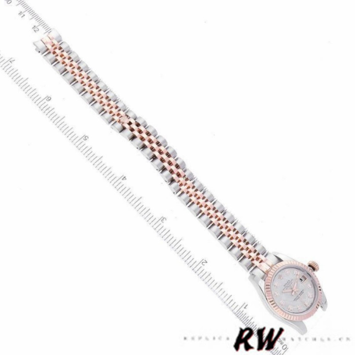 Rolex Datejust 179171 Diamond Meteorite Dial Fluted Bezel 26MM Lady Replica Watch