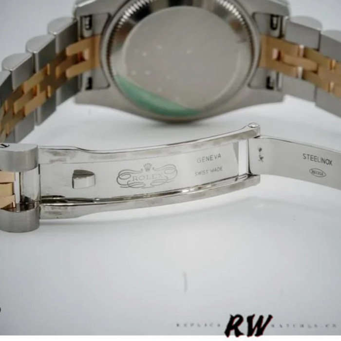 Rolex Datejust 179171 Black Dial Fluted Bezel 26MM Lady Replica Watch