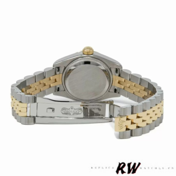 Rolex Datejust 179173 Black Dial Fluted Bezel 26MM Lady Replica Watch
