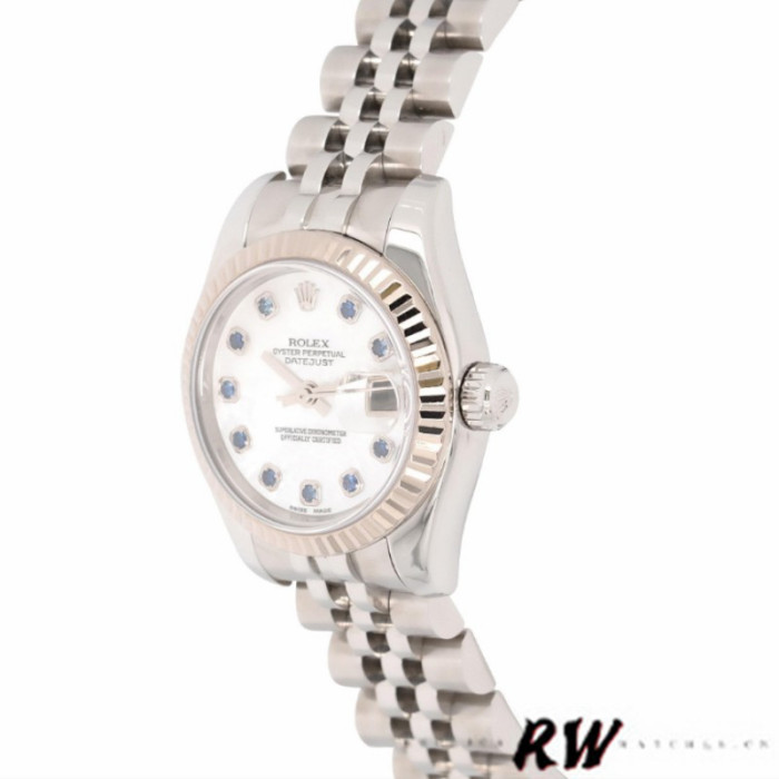 Rolex Datejust 179174 Mother of Pearl White Dial 26MM Lady Replica Watch