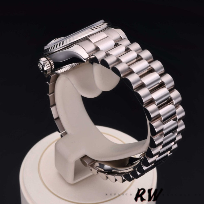 Rolex Datejust 179179 Silver Diamond Dial Fluted Bezel 26MM Lady Replica Watch