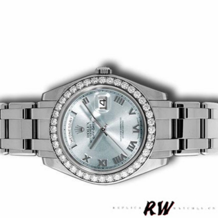 Rolex Day-Date 18946 Ice Blue Roman Dial Special Edition 39MM Mens Replica Watch