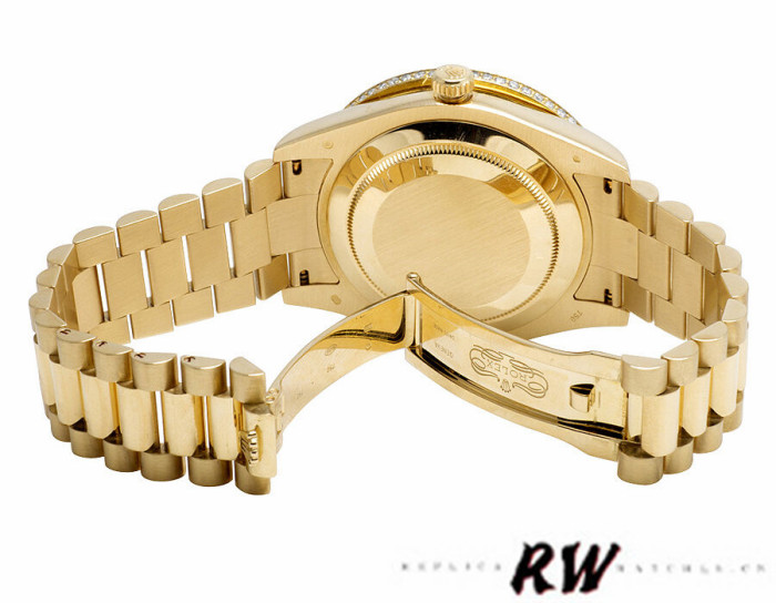 Rolex Day-Date 218348 White Roman Dial 41MM Mens Replica Watch