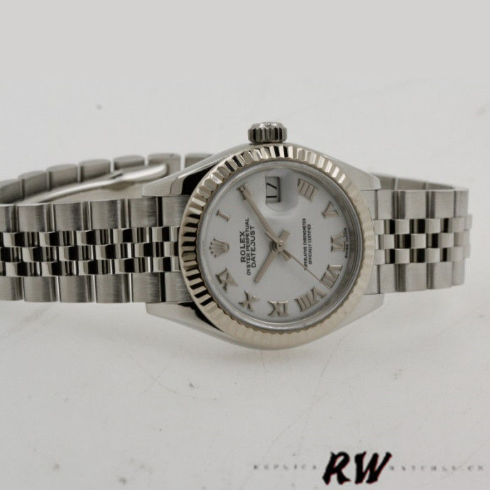 Rolex Datejust 279174 Stainless Steel White Roman Numeral Dial 28mm Lady Replica Watch