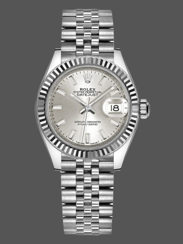 Rolex Datejust 279174 Stainless Steel Silver Index Dial 28mm Lady Replica Watch