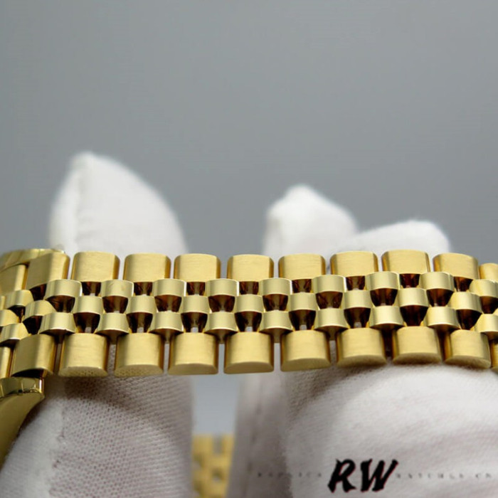 Rolex Datejust 279178 Silver Dial Diamond Yellow Gold 28mm Lady Replica Watch