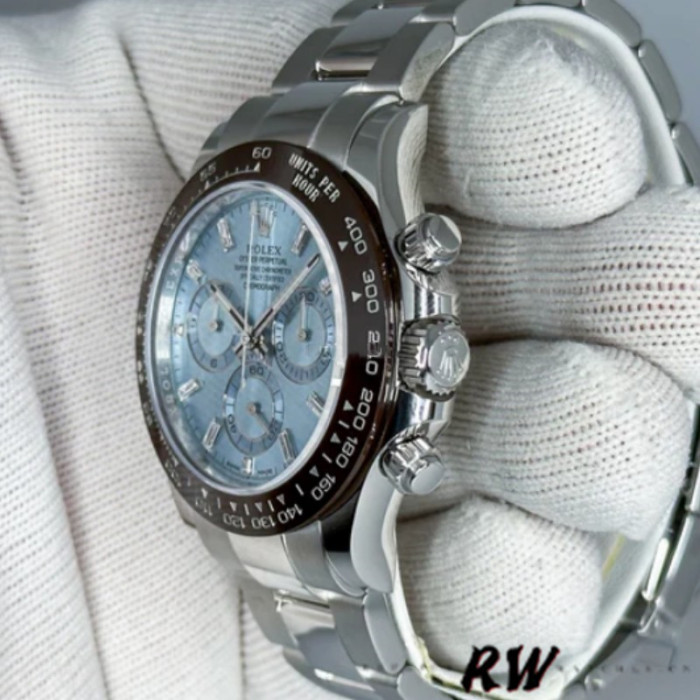 Rolex Cosmograph Daytona 116506 Ice Blue Dial Platinum 40MM Mens Replica Watch