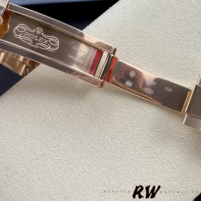 Rolex Daytona 126505 Everose Gold Sundust Panda Dial 40MM Mens Replica Watch