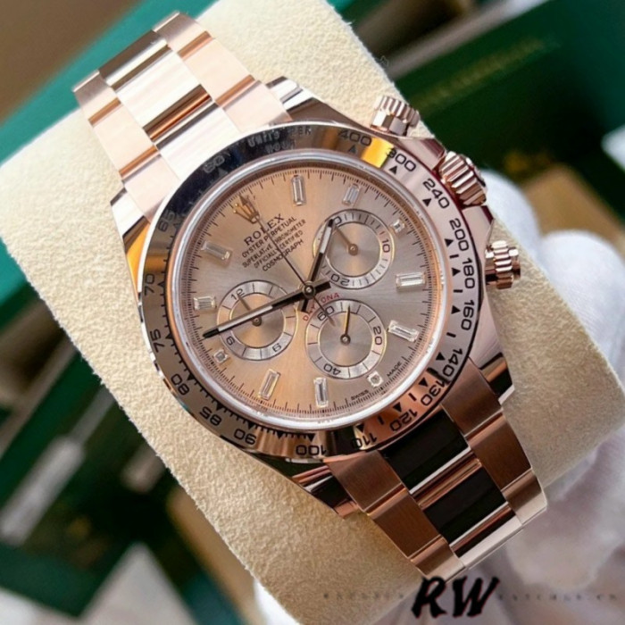 Rolex Daytona m116505 Everose Gold Sundust Pink Dial 40MM Mens Replica Watch