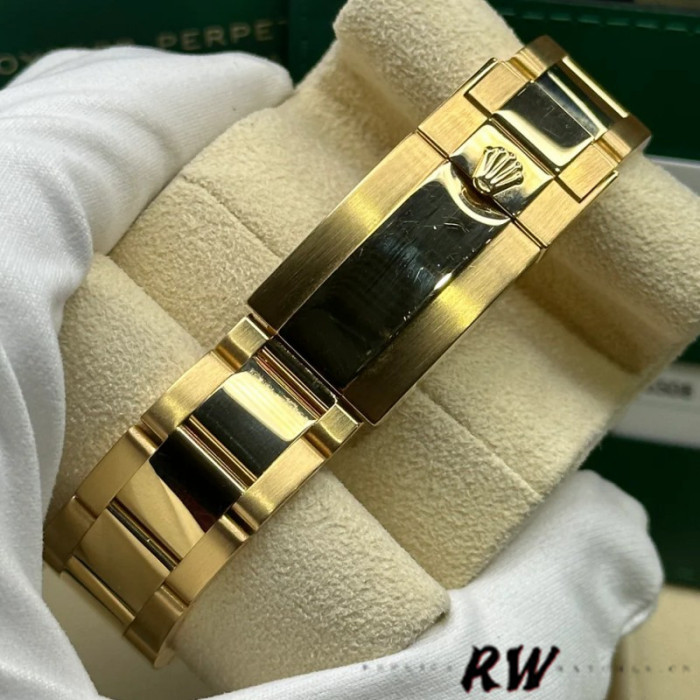 Rolex Daytona 116508 Yellow Gold Green Index Dial 40MM Mens Replica Watch