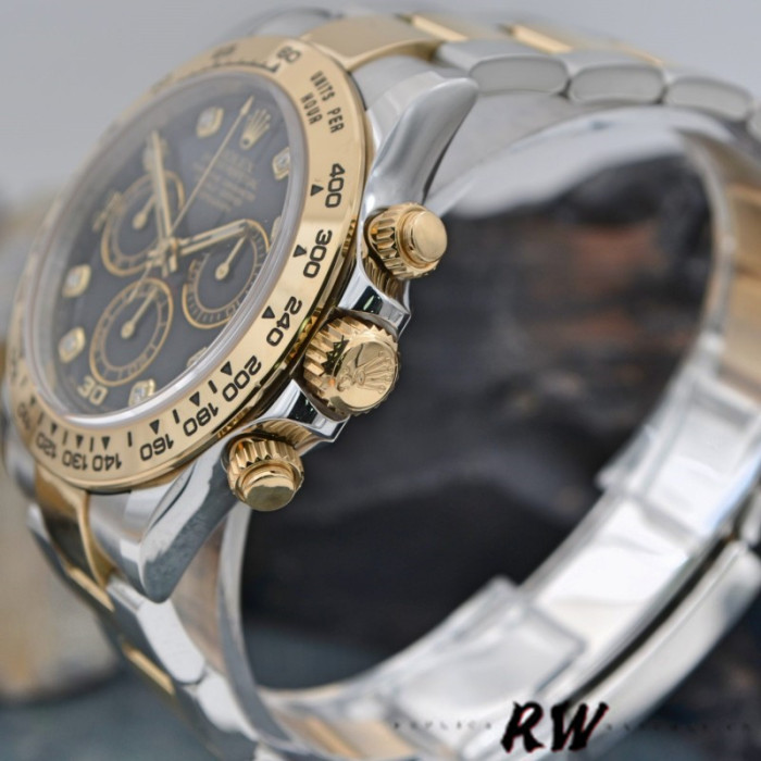 Rolex Cosmograph Daytona 116503 Black Diamond Dial 40MM Mens Replica Watch