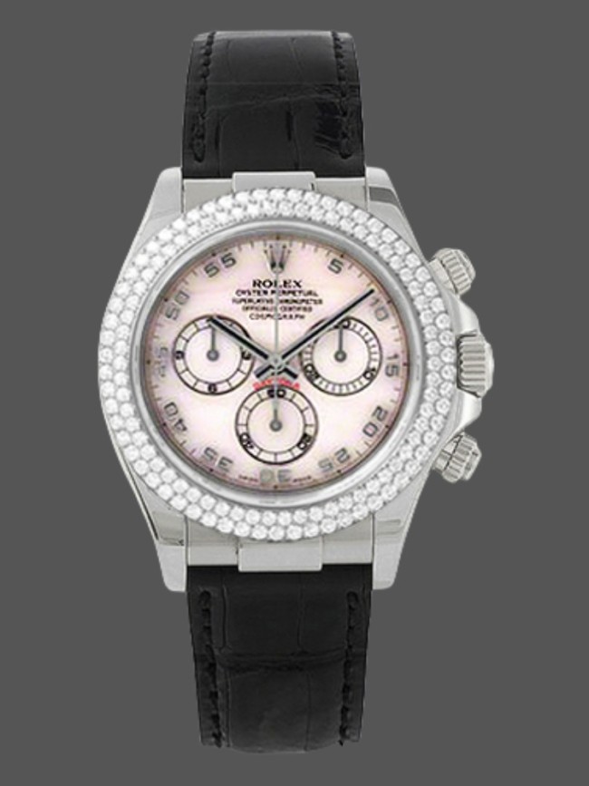 Rolex Cosmograph Daytona 116589 White MOP Arabic Dial 40MM Mens Replica Watch