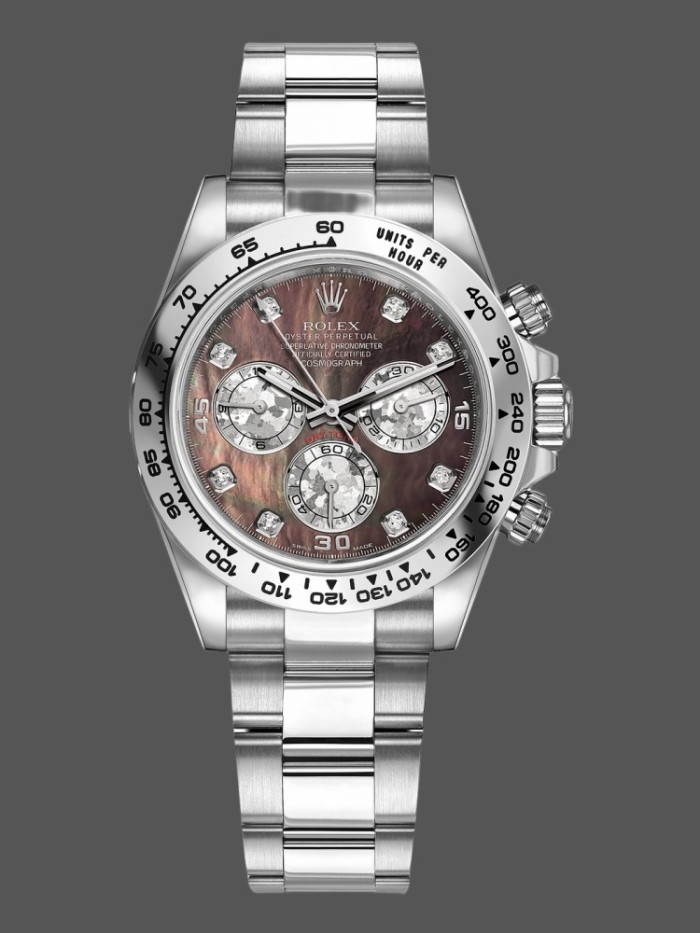 Rolex Cosmograph Daytona 116509 Diamond Markings 40MM Mens Replica Watch