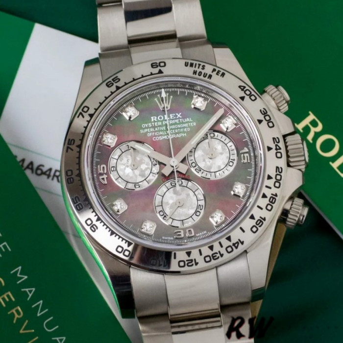 Rolex Cosmograph Daytona 116509 Diamond Markings 40MM Mens Replica Watch
