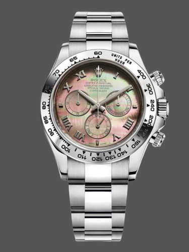 Rolex Cosmograph Daytona 116509 Black Mother of Pearl Dial 40MM Mens Replica Watch
