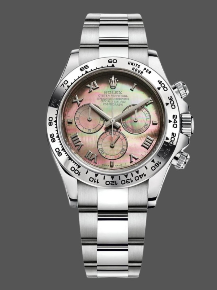 Rolex Cosmograph Daytona 116509 Black Mother of Pearl Dial 40MM Mens Replica Watch