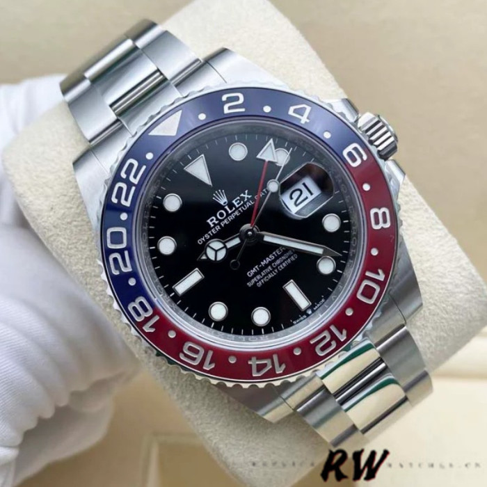 Rolex GMT-Master II 126710BLRO Black Dial 40MM Mens Replica Watch
