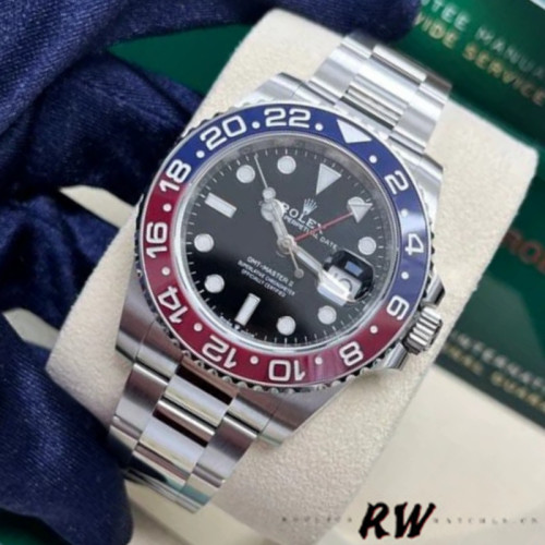 Rolex GMT-Master II 126710BLRO Black Dial 40MM Mens Replica Watch