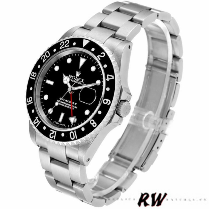 Rolex GMT-Master II 16710 Black Dial Stainless Steel Case 40MM Mens Replica Watch