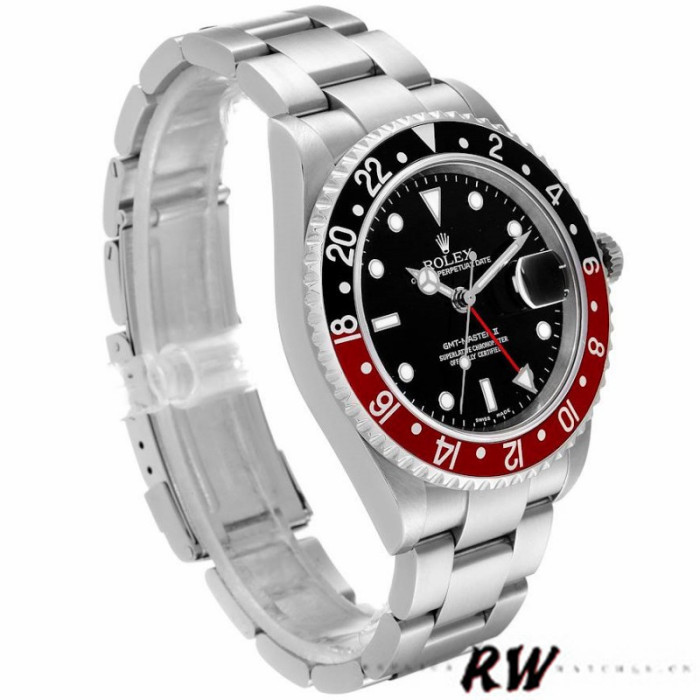 Rolex GMT-Master II 16710 Black Dial Black Red Coke Bezel 40MM Mens Replica Watch