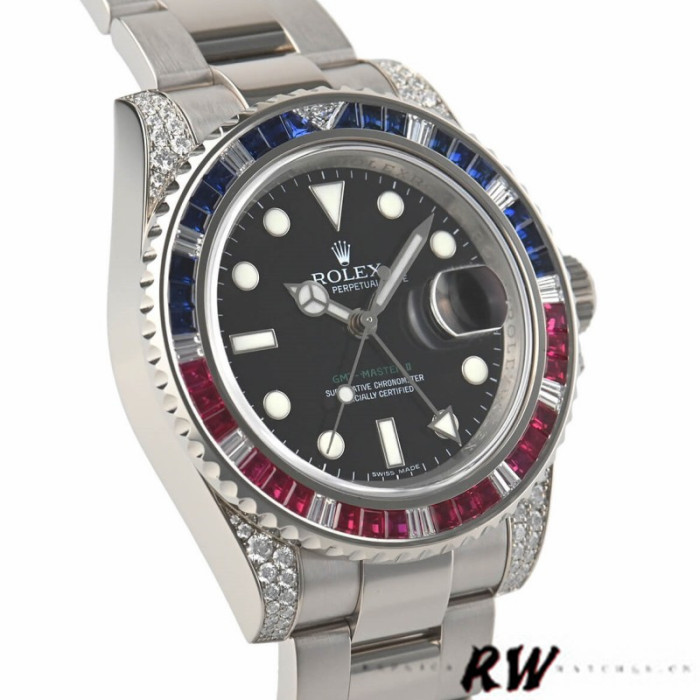 Rolex GMT Master II 116759SA Black Dial 40mm Mens Replica Watch