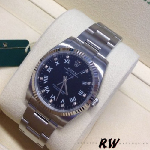 Rolex Oyster Perpetual Air-King 114234 Blue Dial 34mm Unisex Replica Watch