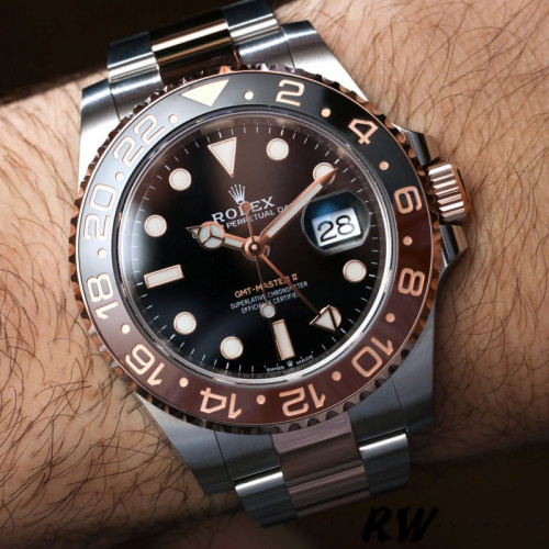 Rolex GMT-Master II 126711CHNR Black Dial 40mm Mens Replica Watch