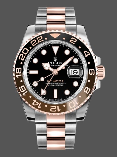 Rolex GMT-Master II 126711CHNR Black Dial 40mm Mens Replica Watch