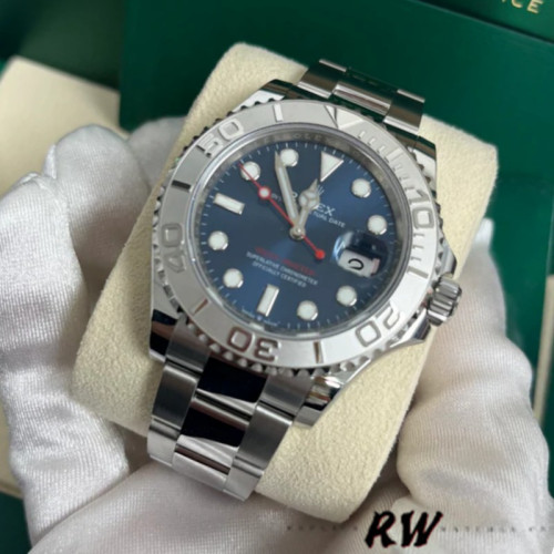Rolex Yacht-Master 126622 Platinum Bezel Blue Dial 40MM Mens Replica Watch