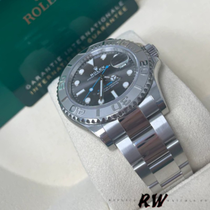 Rolex Yacht-Master 126622 Platinum Bezel Dark Rhodium Grey Dial 40MM Mens Replica Watch