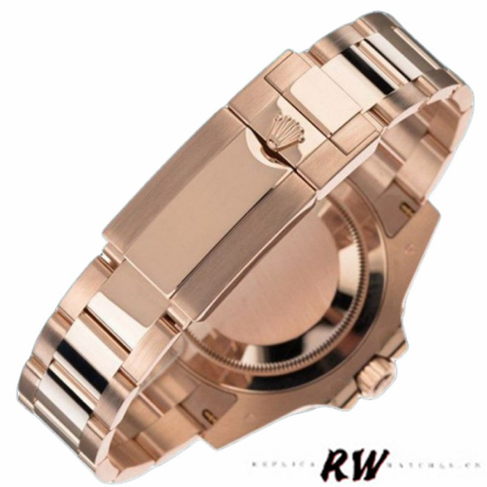 Rolex Yacht-Master 116695 Everose Gold Black Dial 40MM Mens Replica Watch