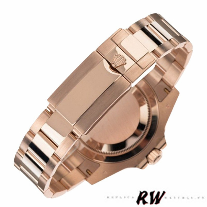 Rolex Yacht-Master 116695 Everose Gold Blue Dial 40MM Mens Replica Watch