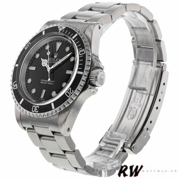 Rolex Submariner 5513 Black Dial Stainless Steel 40mm Mens Replica Watch