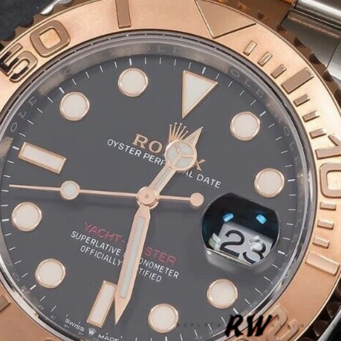 Rolex Yacht-Master 126621 EverRose Gold Black Dial 40MM Mens Replica Watch