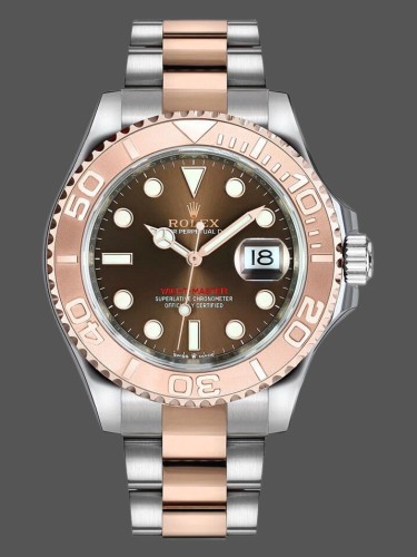 Rolex Yacht-Master 126621 EverRose Gold Chocolate Brown Dial 40MM Mens Replica Watch