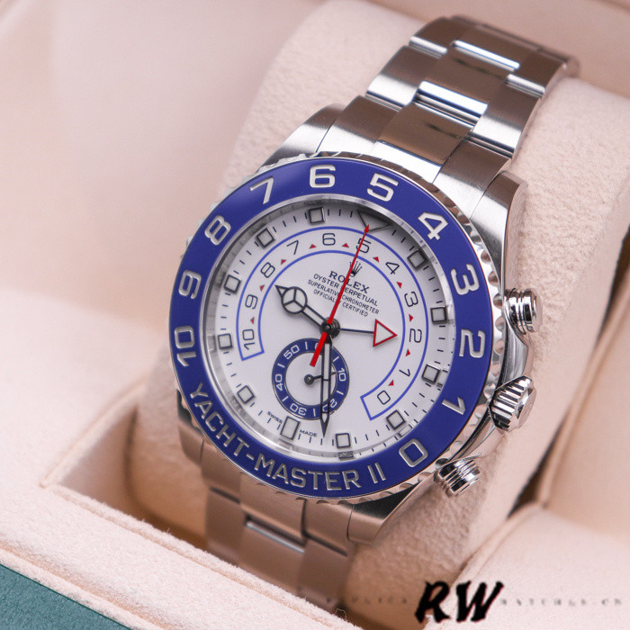 Rolex GMT-Master II 116680 White Square Dial 44mm Mens Replica Watch