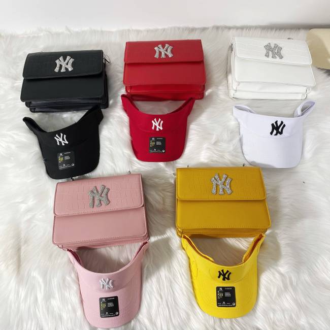 Square Wholesale Purse & Visor Set #N