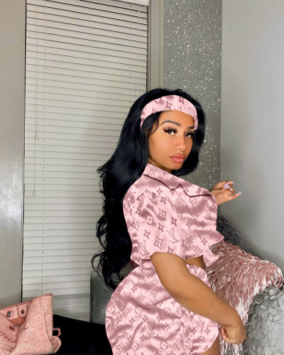 Designer Sleepwear 3 Pcs Sets #LOV