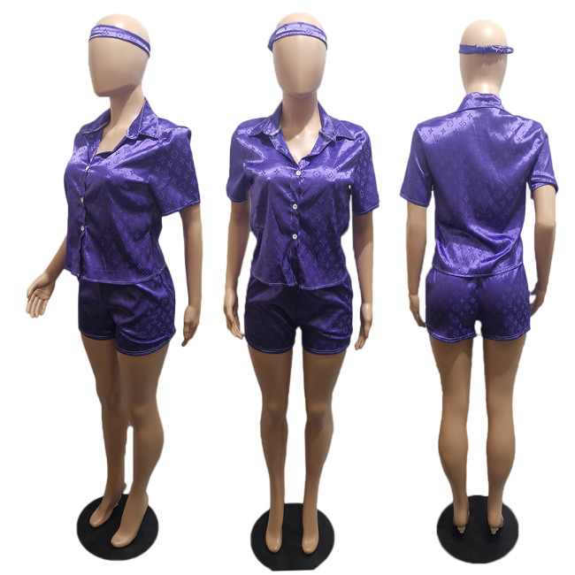 Designer Sleepwear 3 Pcs Sets #LOV