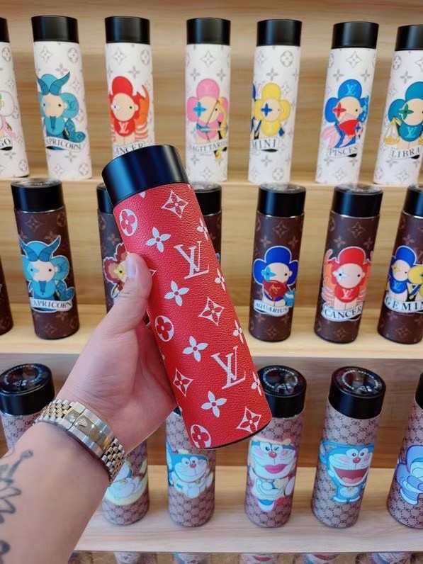 Designer Digital Thermos Cups