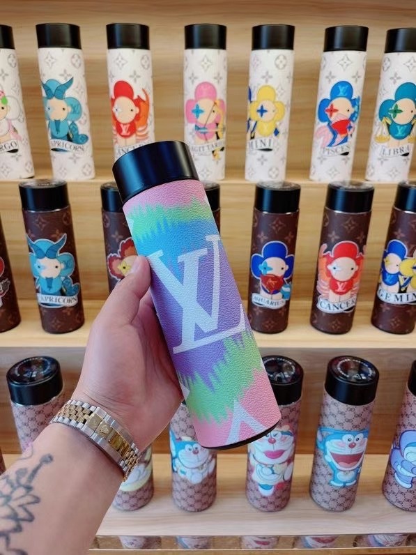 Designer Digital Thermos Cups