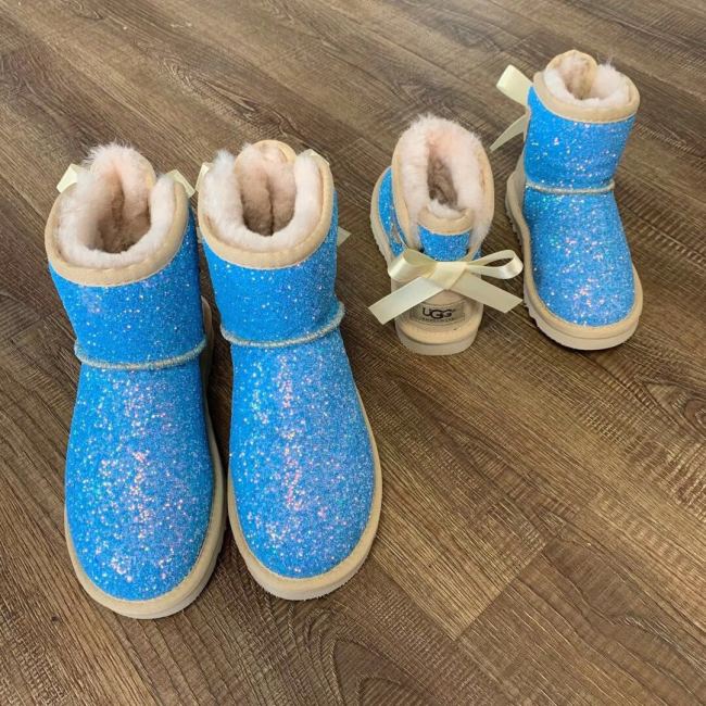 Kids  Wholesale Glitter Boots #UG